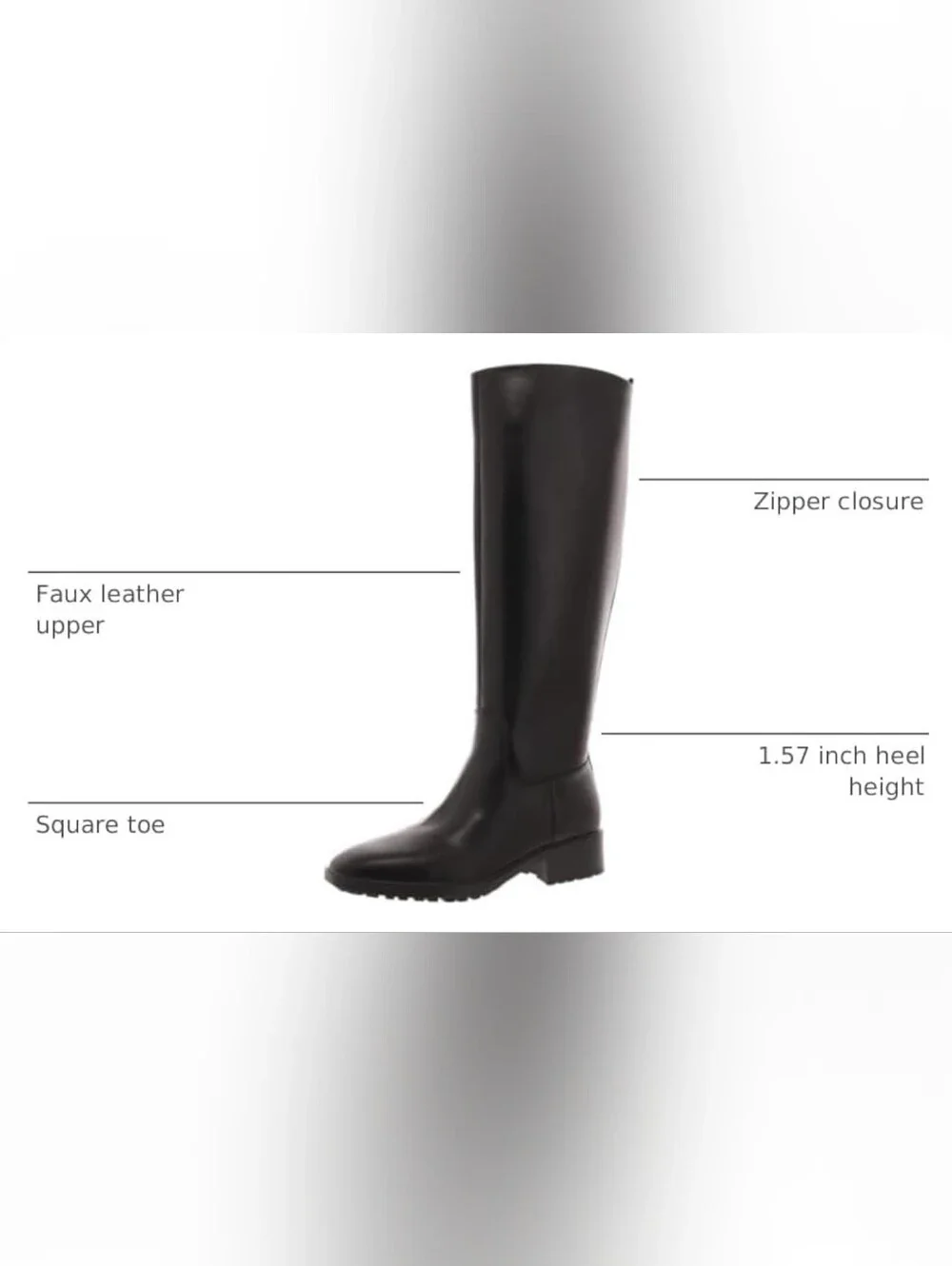Nine West Black Leather Ankle Bootie Nine West Barile 7.5 M